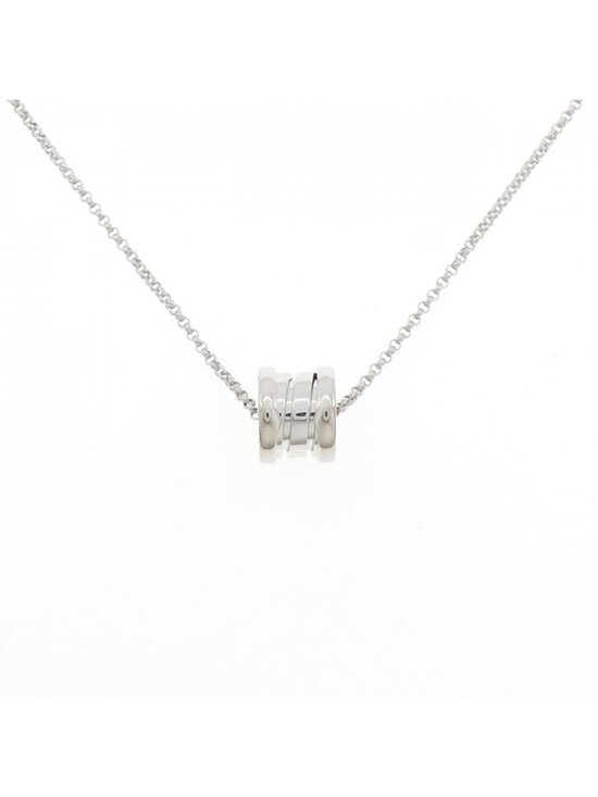 White gold B.zero1 Necklace with 0.31 ct Diamonds | Bulgari  Bvlgari Necklace White Gold